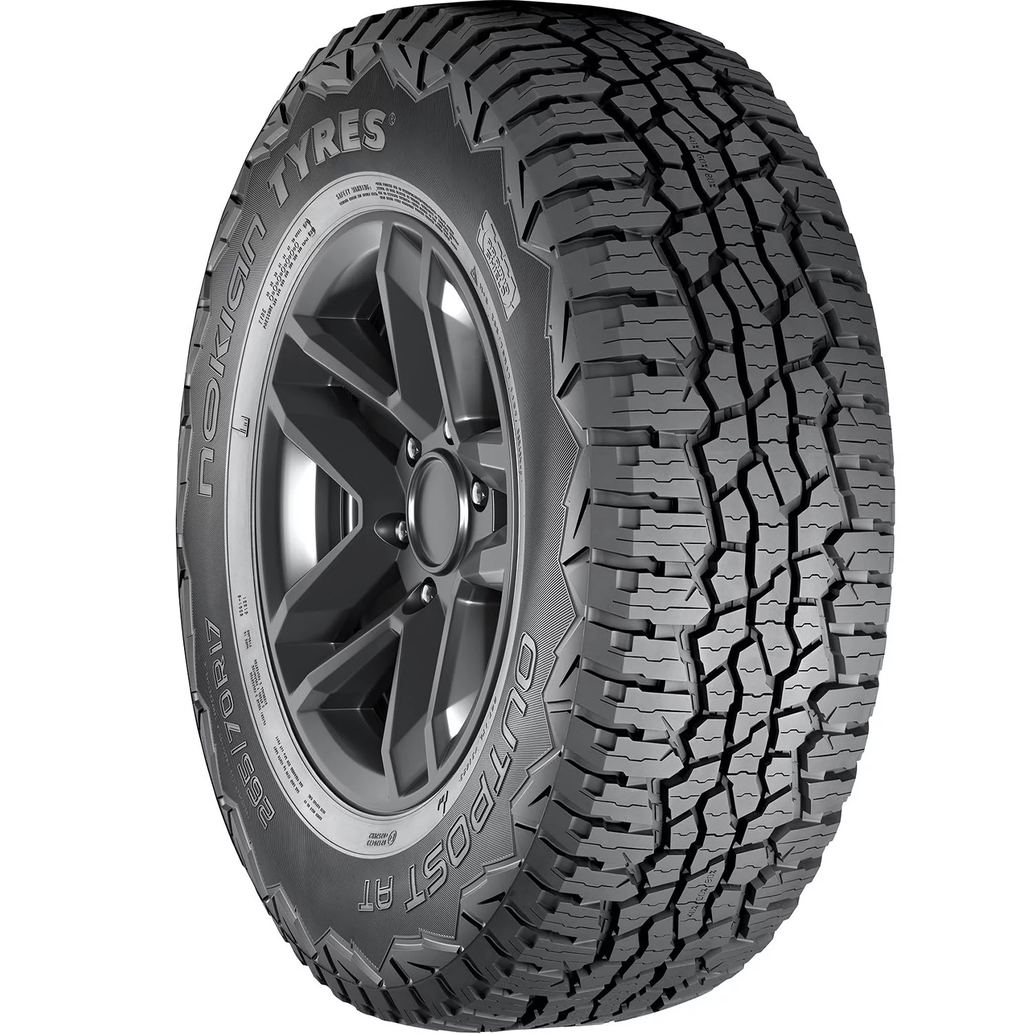 Nokian Outpost AT All Terrain 245/70R16 107T Light Truck Tire Fits: 2004 Jeep Grand Cherokee Laredo, 2000-06 Toyota Tundra SR5