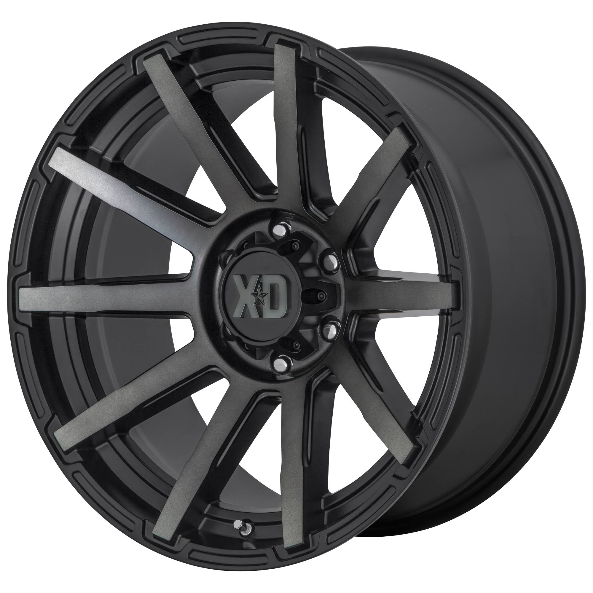 XD Series XD84789087400 XD847 Outbreak Wheel 18x9 8x170 0 Satin Black with Gray Tint
