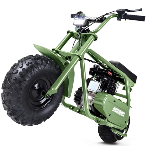 Mini Bike, Gas Dirt Bike, Minibike, Gas Powered Mini Bikes for Adults, 99cc-4 Stroke Pit Bike with Led Light, Min Dirtbike