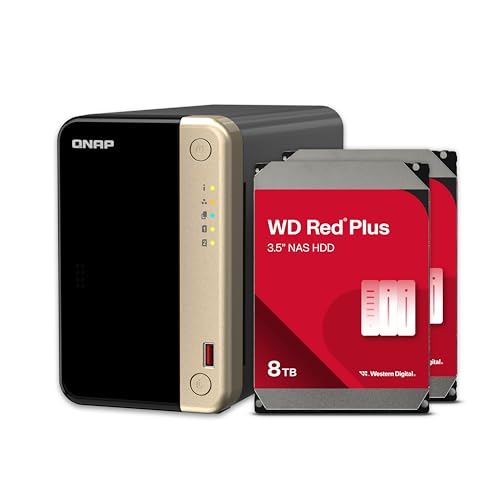 QNAP TS-464-8G-US 4 Bay High-Performance Desktop NAS with Intel Celeron Quad-core Processor