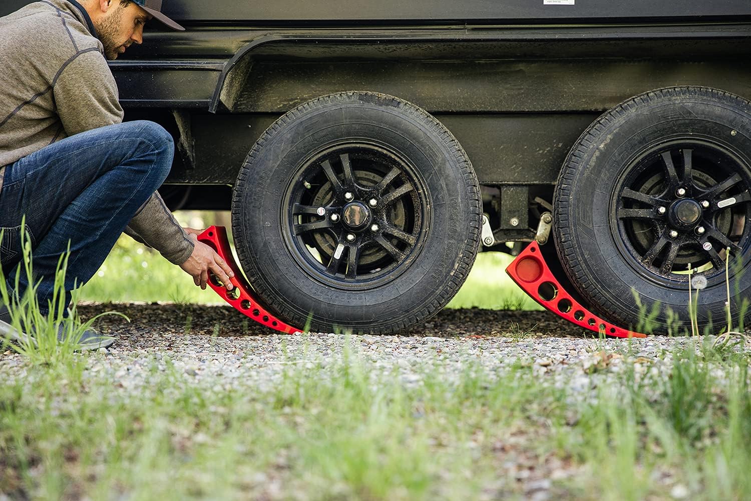ANDERSEN HITCHES | RV Accessories | 2-Pack Camper Leveler System Must Have RV |LIFETIMEWARRANTY Camping Travel Easy Storage Jack stabilizer Block |