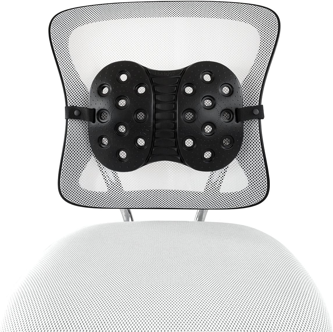 BackJoy SitzRight Wedge Seat Cushion Lumbar Support, Designed for Spine and Lower Back Pain, Coccyx, Sciatica, Ergonomic, Adjustable, Breathable