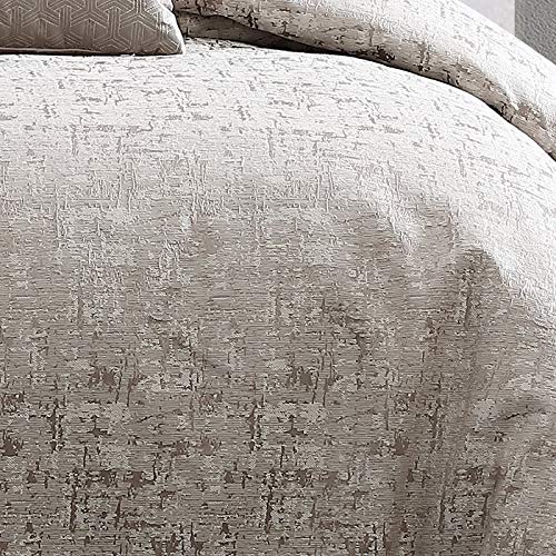 Riverbrook Home 100% Polyester Comforter Set, Queen, Hillcrest - Ivory/Gold, 9 Piece Set