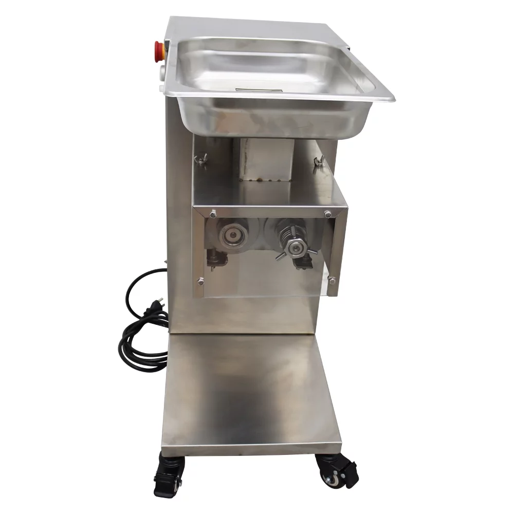 INTSUPERMAI Electric Meat Cutting Machine QE Meat Slicer Dicing Machine with 12mm Blade