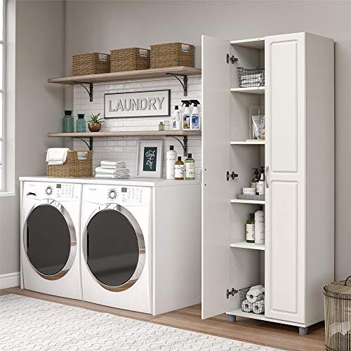 SystemBuild Evolution Kendall 24" Engineered Wood Utility Storage Cabinet Black