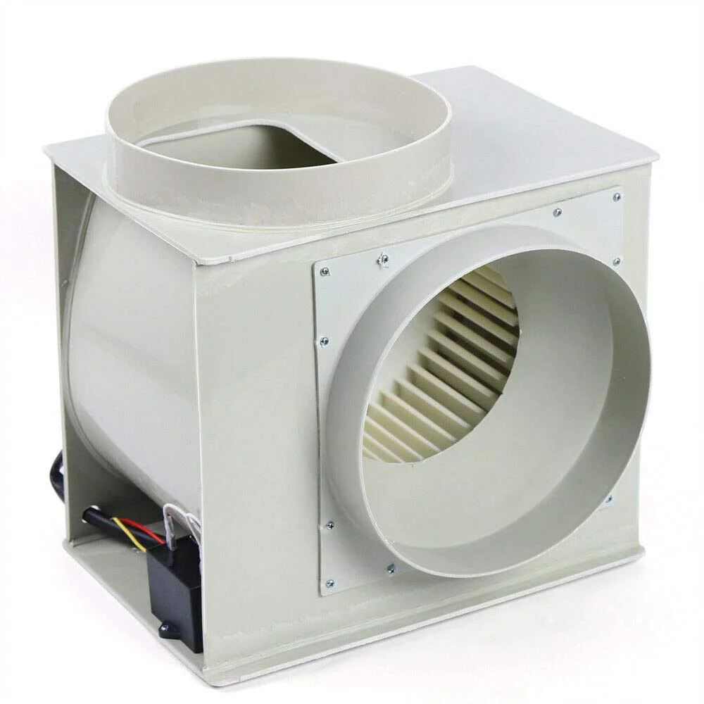 FETCOI Centrifugal Extractor Blower Fan, PP250 Low Noise Laboratory Ventilation Blower Fan Fume Hood 2300m3 / h