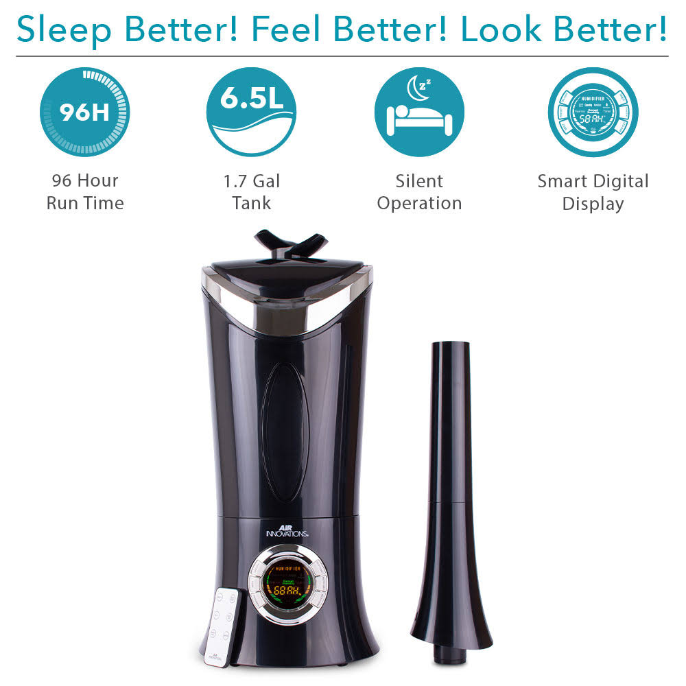 Air Innovations Ultrasonic 1.4 Gallon Humidifier ,Black