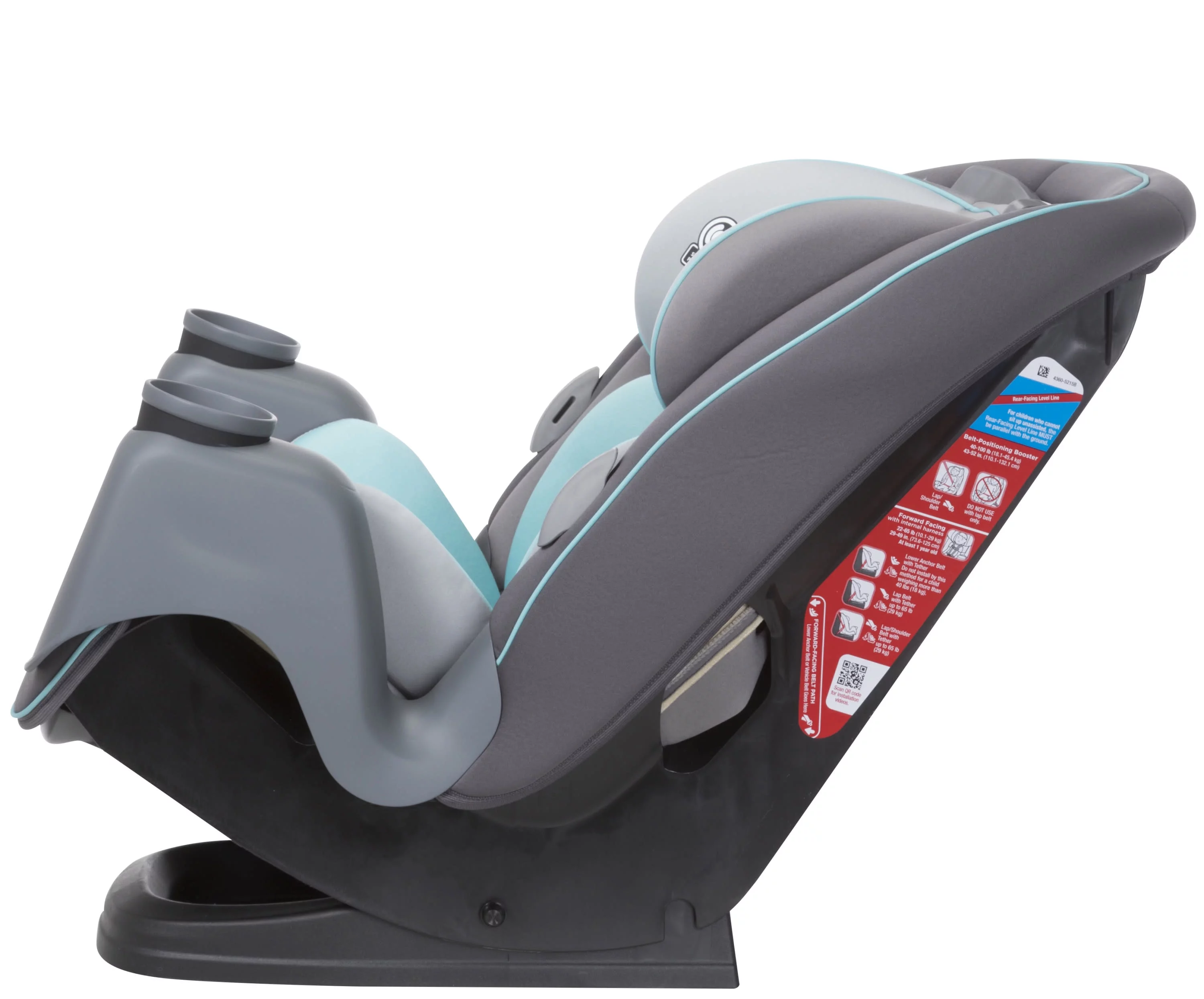 Safety 1st Grow and Go Sprint All-in-1 Convertible Car Seat, Silver Lake