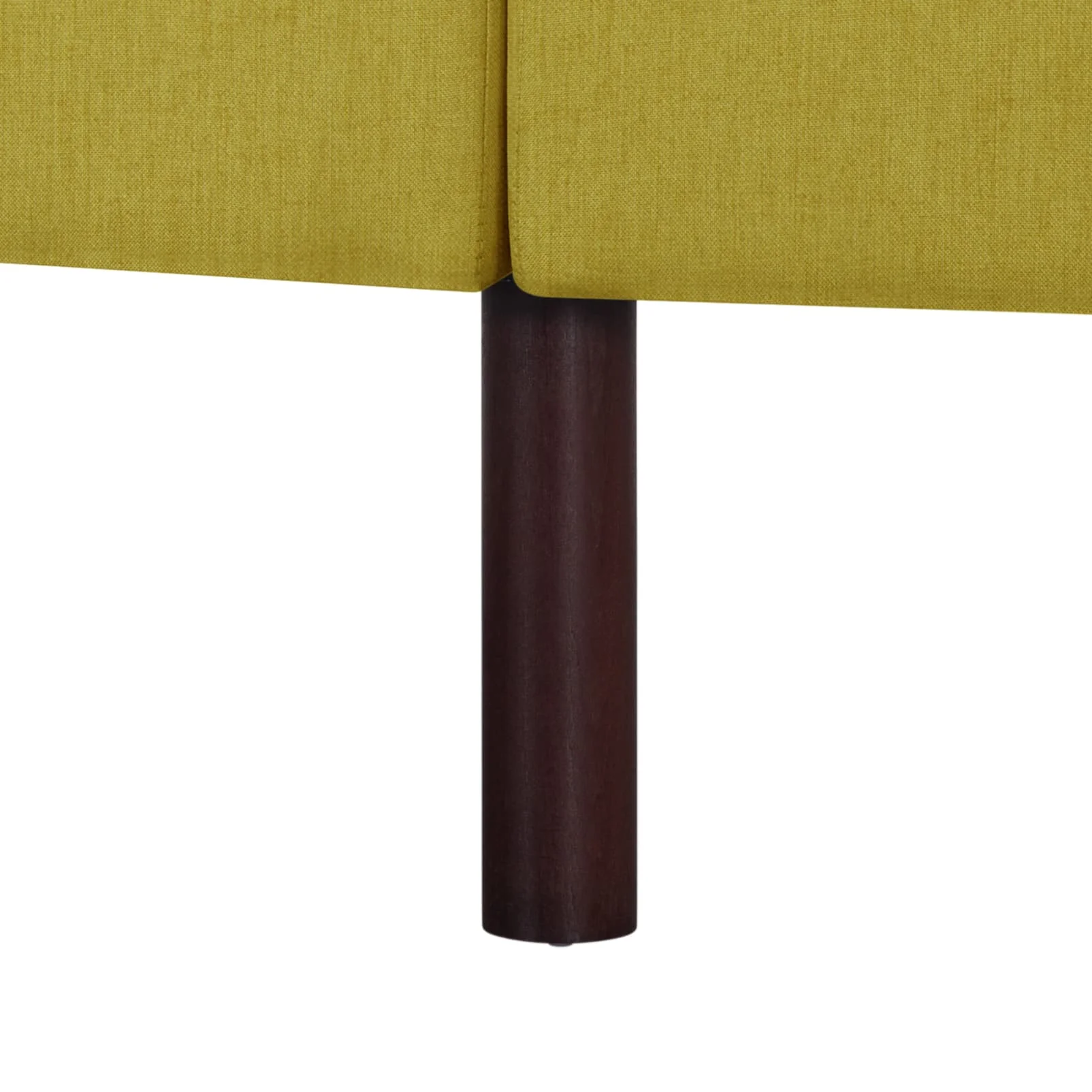 BSHTI 74.4 inch Foam Futon Sofa Bed,Converted Futon Sofa Sleeper with 2 Pillows for Livingroom(Yellow)