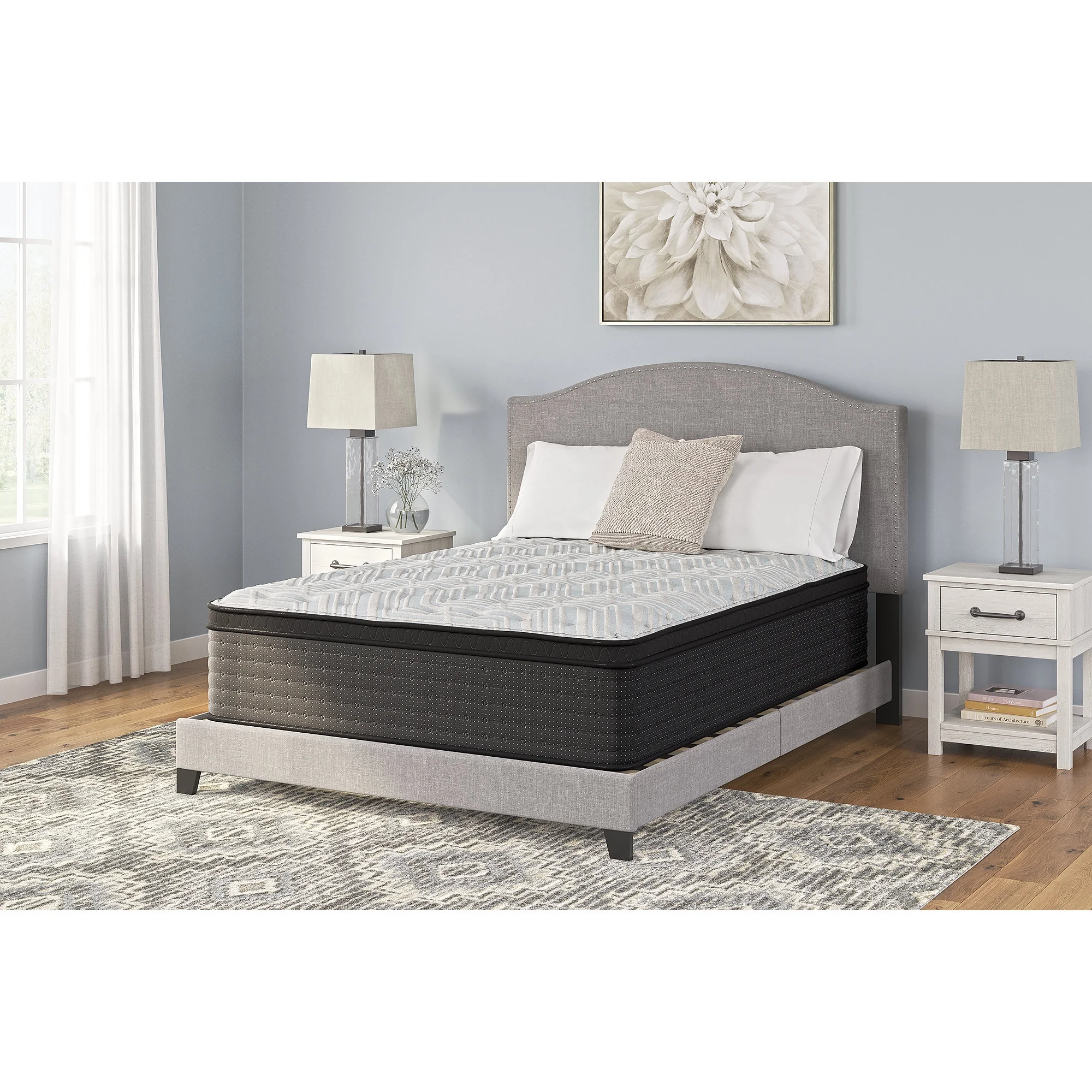 Signature Design by Ashley Queen Size Palisades 16" Euro Top Hybrid Mattress with Quick Response Memory Foam