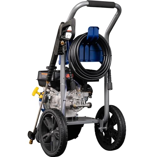 Westinghouse WPX3400 Gas Pressure Washer, 3400 PSI and 2.6 Max GPM, Onboard Soap Tank, Spray Gun and Wand, 5 Nozzle Set