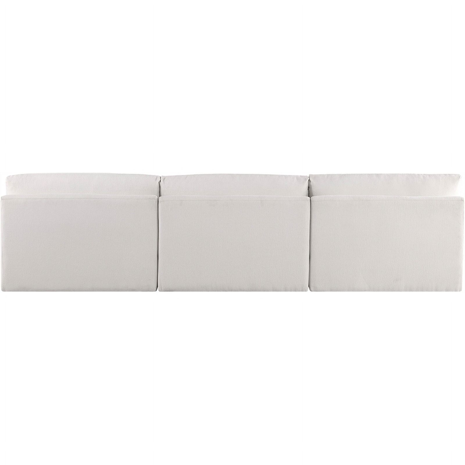 Meridian Furniture Ease Cream Fabric Modular Sofa