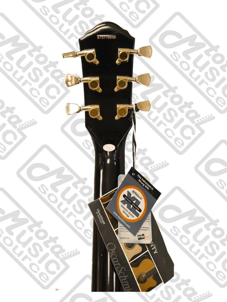 Oscar Schmidt Oe30 Delta Blues Semi Hollow Electric Guitar Blueburst