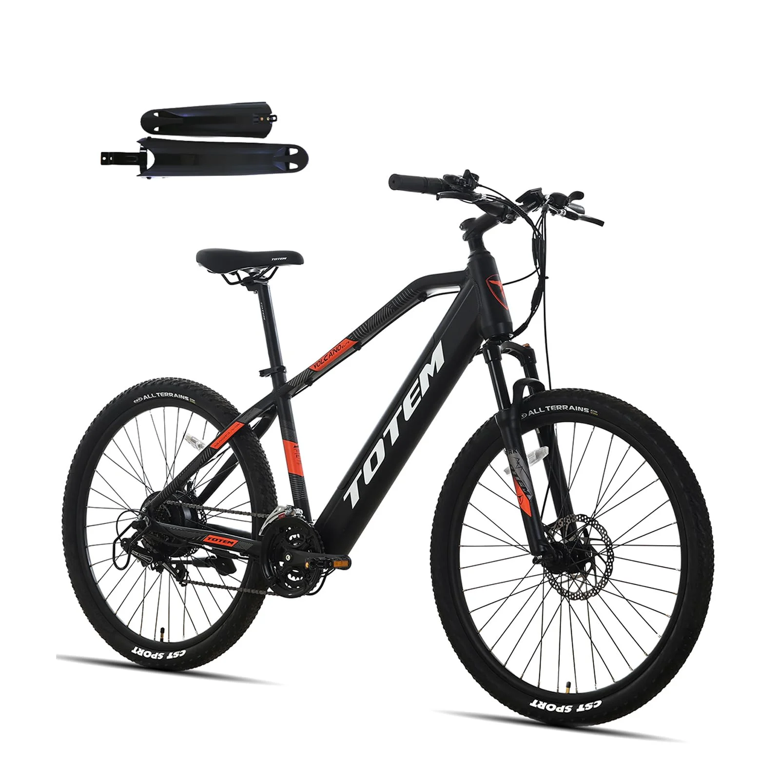 Ltmate Volcano Electric Bike for Adults 27.5”, 500W Powerful Motor, Ebike 48V 11.6Ah Removable Integrated Lithium Battery, 21-Speed