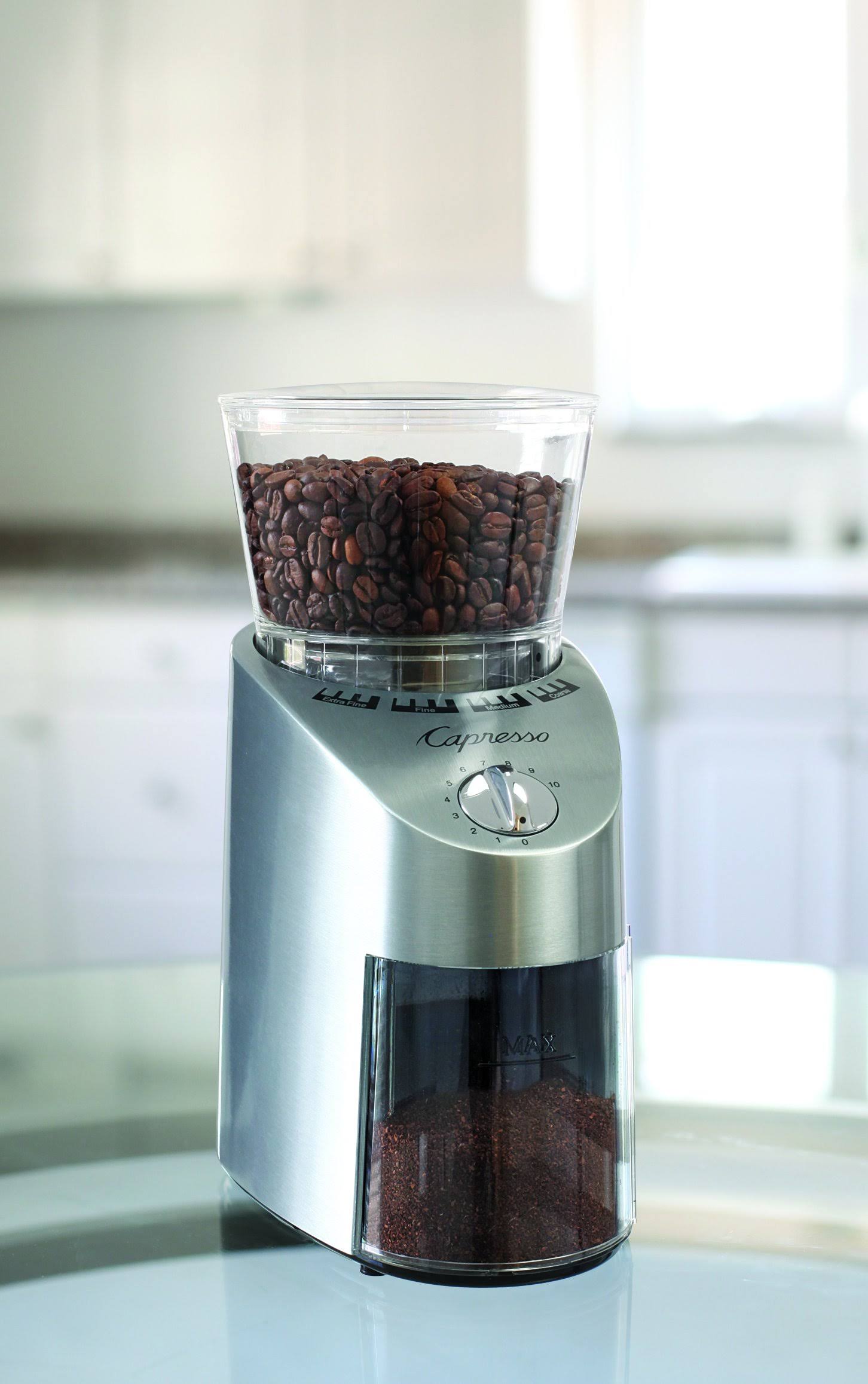 Capresso Infinity Conical Burr Grinder - Stainless Steel