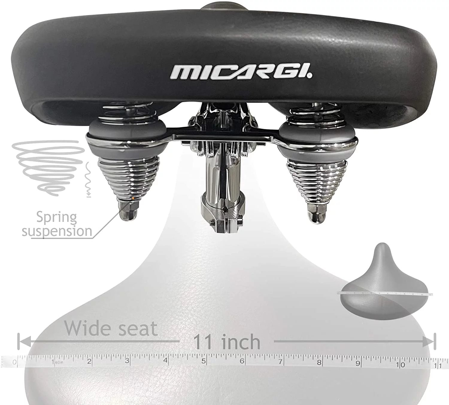MICARGI 26 Retro Beach Cruiser Bike Single Speed Fat Tire Bicycle Seattle