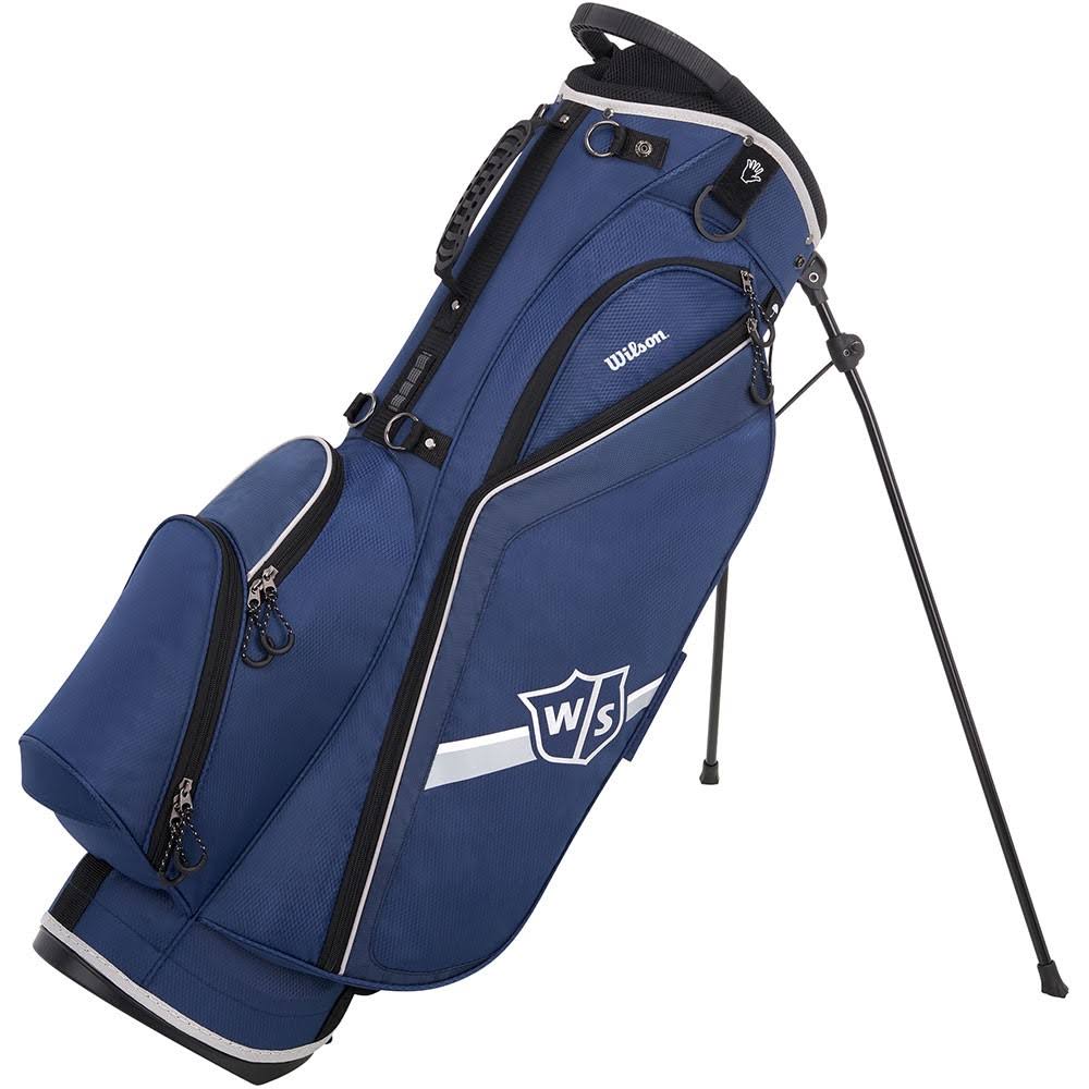 Wilson Staff Lite Carry II Stand Bag &21 Black/Red
