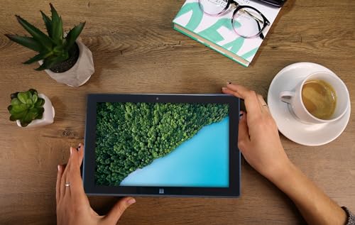 Fusion5 10.1" Windows 11 Professional Tablet PC - Intel 13th Gen - Full HD Windows Tablet Computer - 8GB RAM, 256GB SSD Storage, Quad-Core CPU