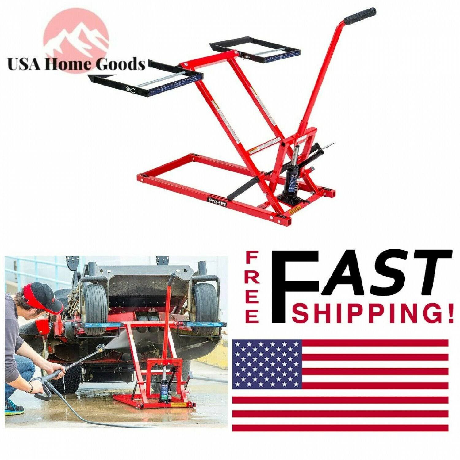 Pro-Lift Lawn Mower Jack Lift with 300 lbs. Capacity