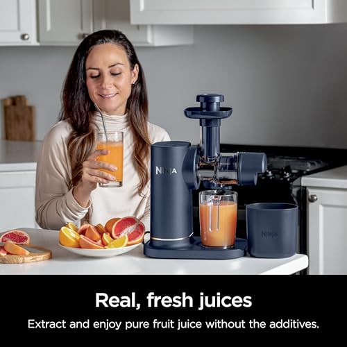 Ninja NeverClog Cold Press Juicer, Powerful Slow Juicer with Total Pulp Control, Countertop, Electric, 2 Pulp Functions, Dishwasher Safe