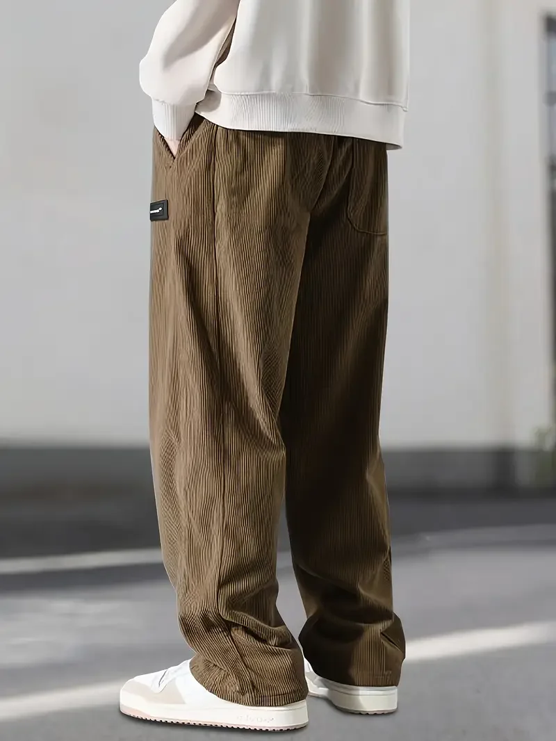 Alviero™ | Relaxed Corduroy Drawstring Trousers