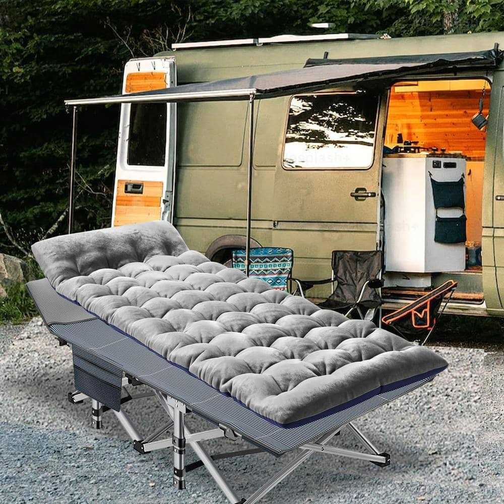 Folding Camping Cot Heavy-Duty Sleeping Cots with Carry Bag - Sports Supplies Online Store