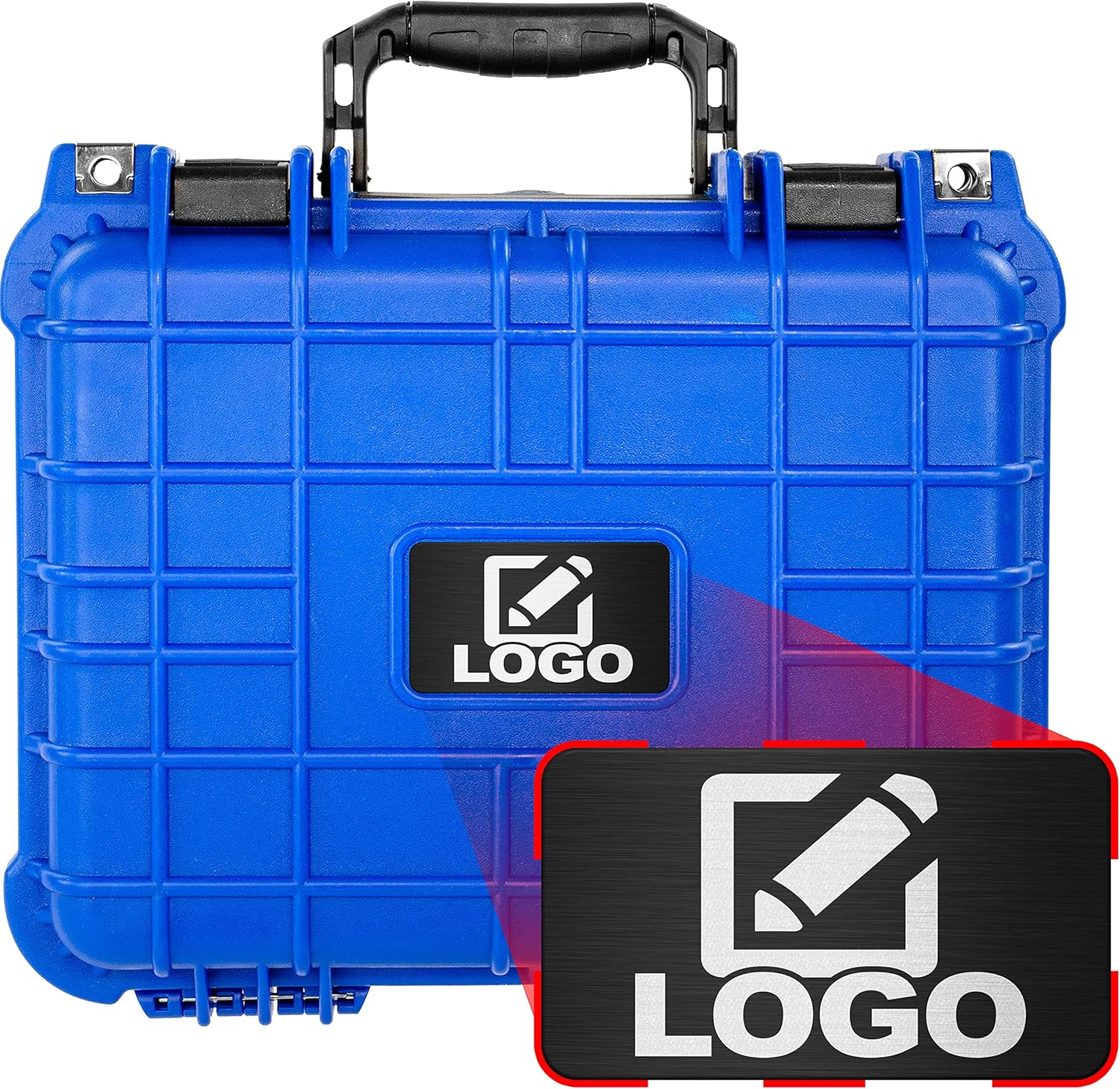Eylar Protective Gear and Camera Hard Case with Custom Logo Plate