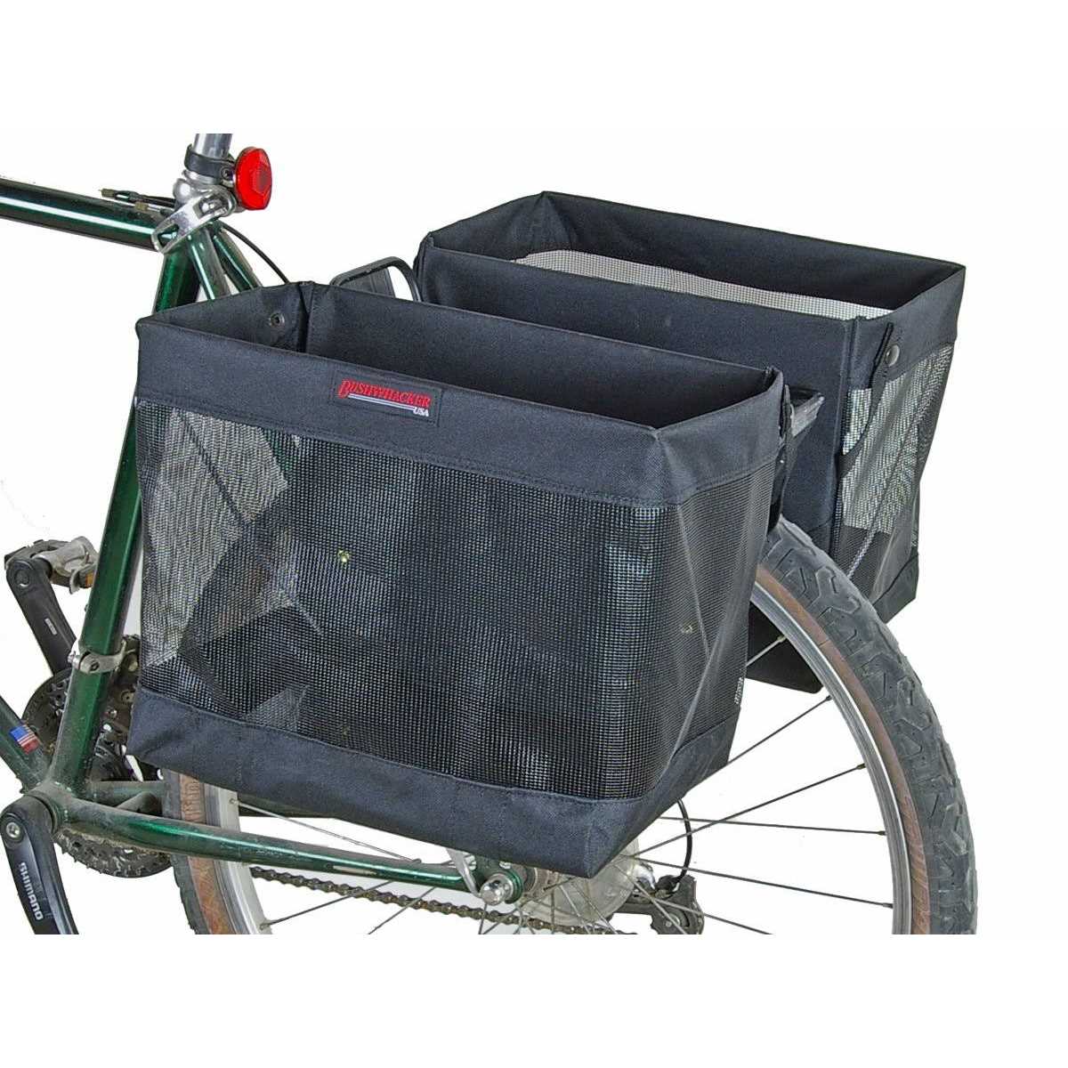 Bushwhacker Omaha Bicycle Grocery Pannier Cycling Rack Basket Bike Rear Bag Rear Accessories - Sports Supplies Online Store