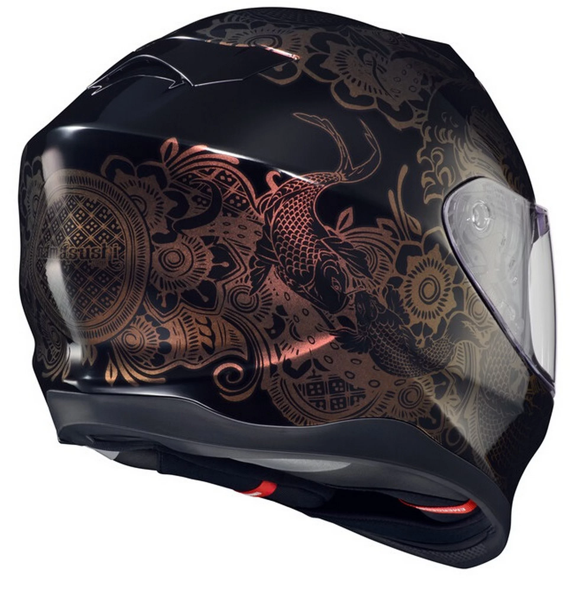 Scorpion EXO-T520 Nama-Sushi Motorcycle Helmet Black/Chamaleaon LG