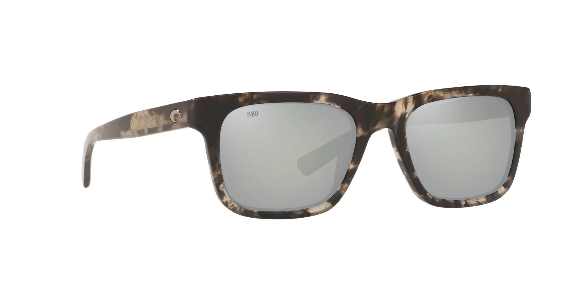 Costa Del Mar Tybee Polarized Blue Mirror 580G Square Sunglasses TYB 282 OBMGLP