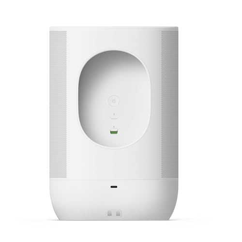 Sonos Move 2 - White - Wireless Portable Bluetooth Speaker - Radiant Selections