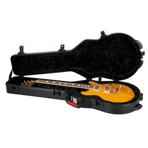 Gator Cases Molded Flight Case for Strat/Tele Style Electric Guitars with TSA Approved Locking Latch, (GTSA-GTRELEC)