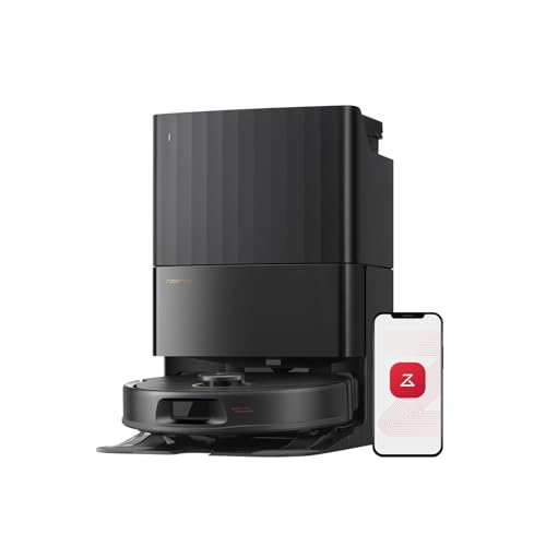 roborock Qrevo S5V Robot Vacuum and Mop, FlexiArm Edge Mopping, 12,000Pa Suction, Dual Zero-Tangle System, Smart Obstacle Avoidance, 10mm Mop Lifting