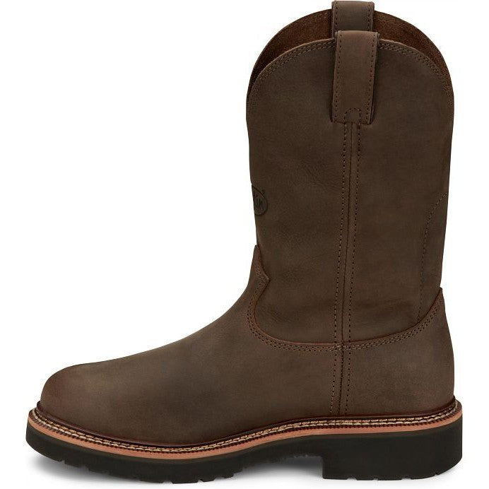 Justin Men’s Carbide 11″ Western Work Boot -Brown- OW4440