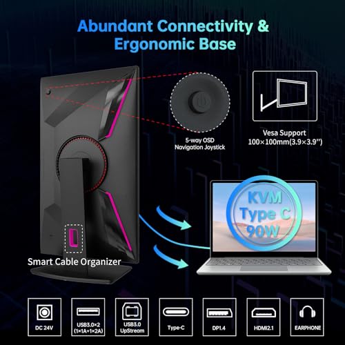 25 Inch Portable TV - Smart Touch Screen with Google Play, Android 14, Qualcomm 8G RAM+128G Storage, 1080P Smart Handy TV with 8MP Camera and Battery