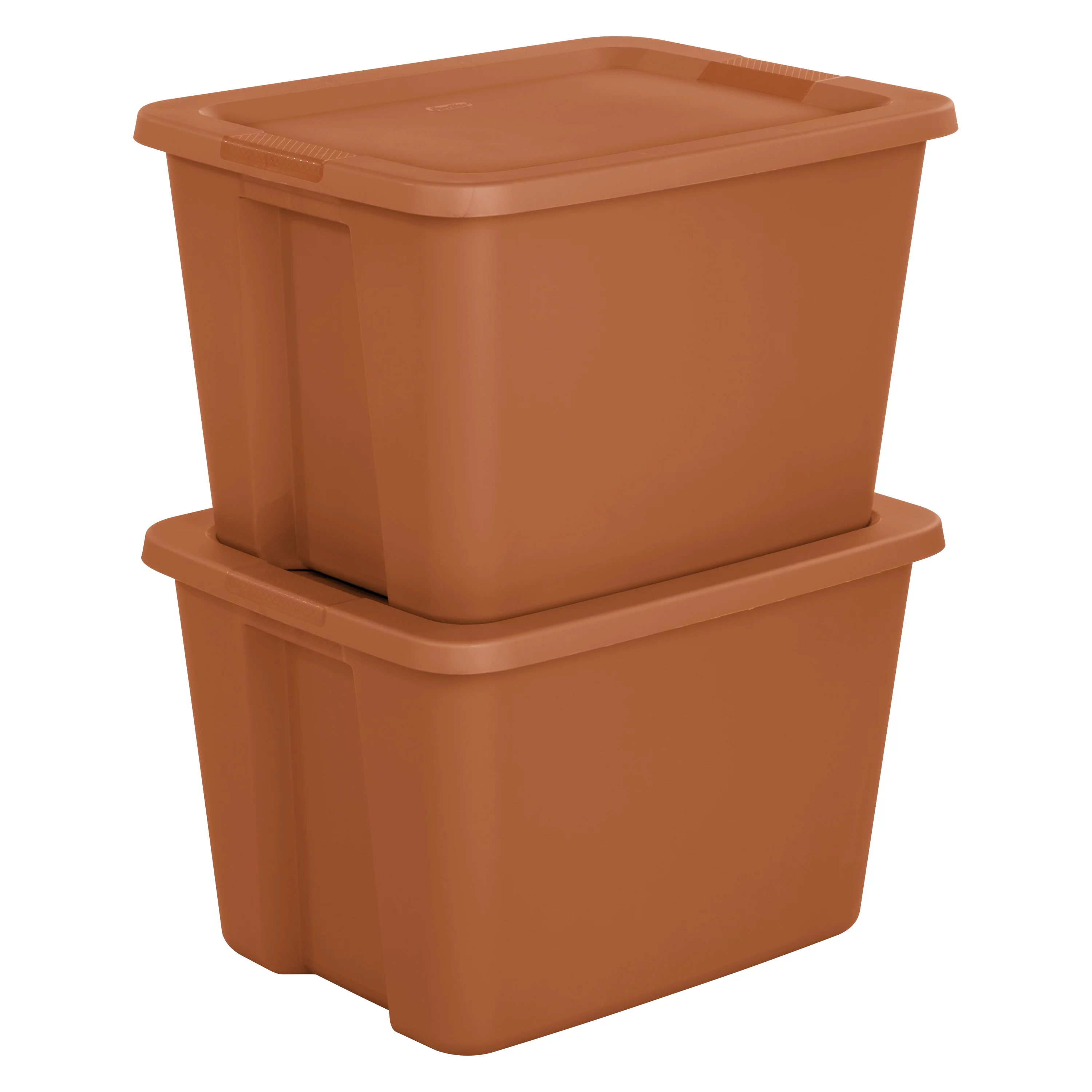 Sterilite 18 Gallon Tote Box Plastic, Gray, Set of 8