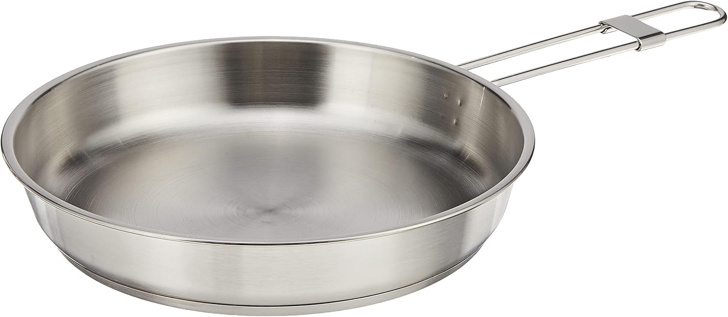 Stanley Even Heat Camp Pro Cookset, 11-Piece Camping Cookware Set with Stainless Steel Pots and Pans, Utensils, Lids, and Cooking Accessories