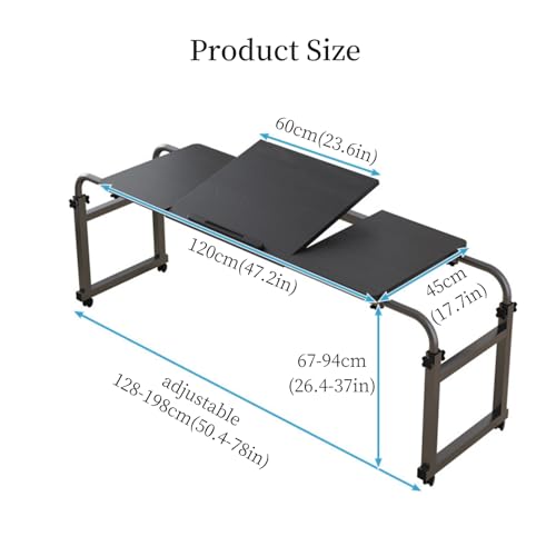 Bed Desk Over The Bed Table with Wheels Overbed Table Over The Bed Desk Over Bed Table Mobile Desk Bed Table with Wheels Computer Table for Bed