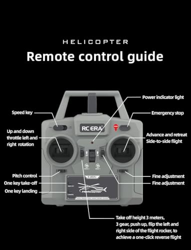 RC ERA C032 UH-1 Huey RC Helicopter with 3D Inverted Flight & 6-Axis Gyro Stabilization