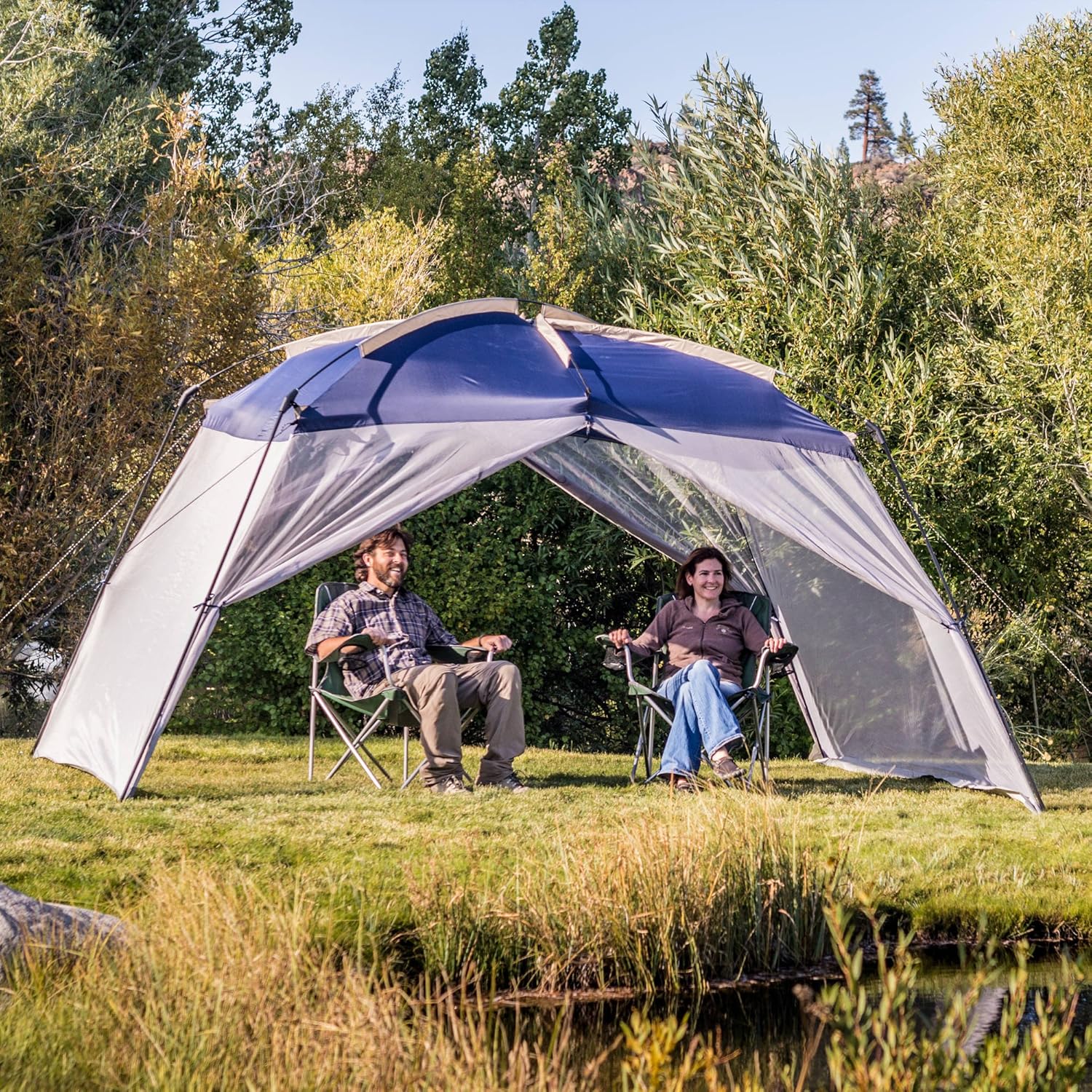 OZARK TRAIL Ozark Trail 13 x 9 Screen House with One Large Room, Blue