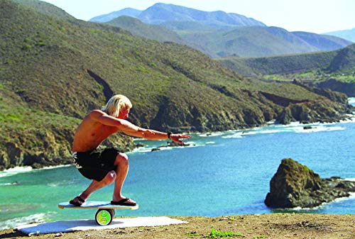 INDO BOARD Original Training Package - Balance Board for Fitness and Fun - Comes with 30" X 18" Deck, 6.5" Roller