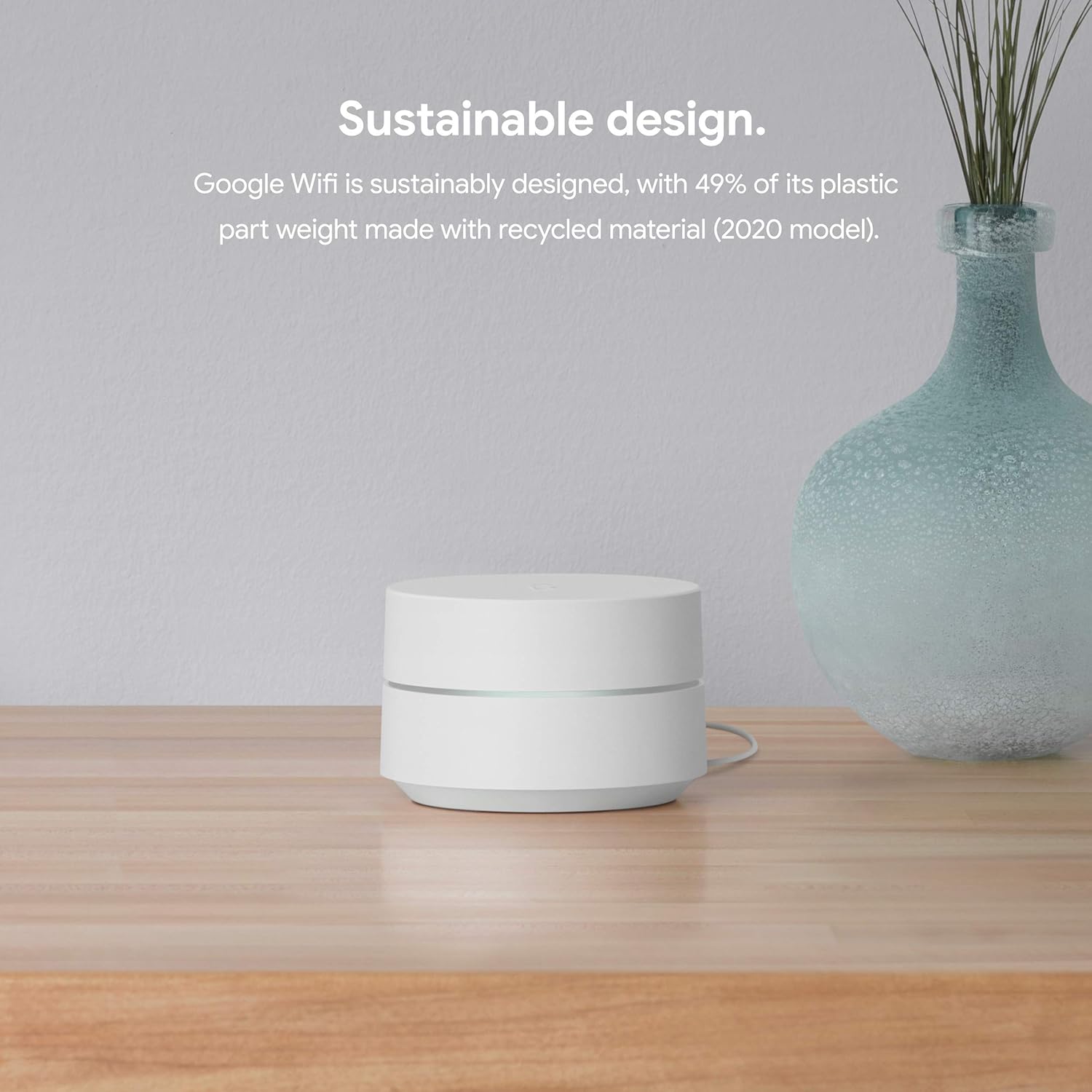 Google Wifi - AC1200 - Mesh WiFi System - Wifi Router - 4500 Sq Ft Coverage&nbsp;- 3 pack