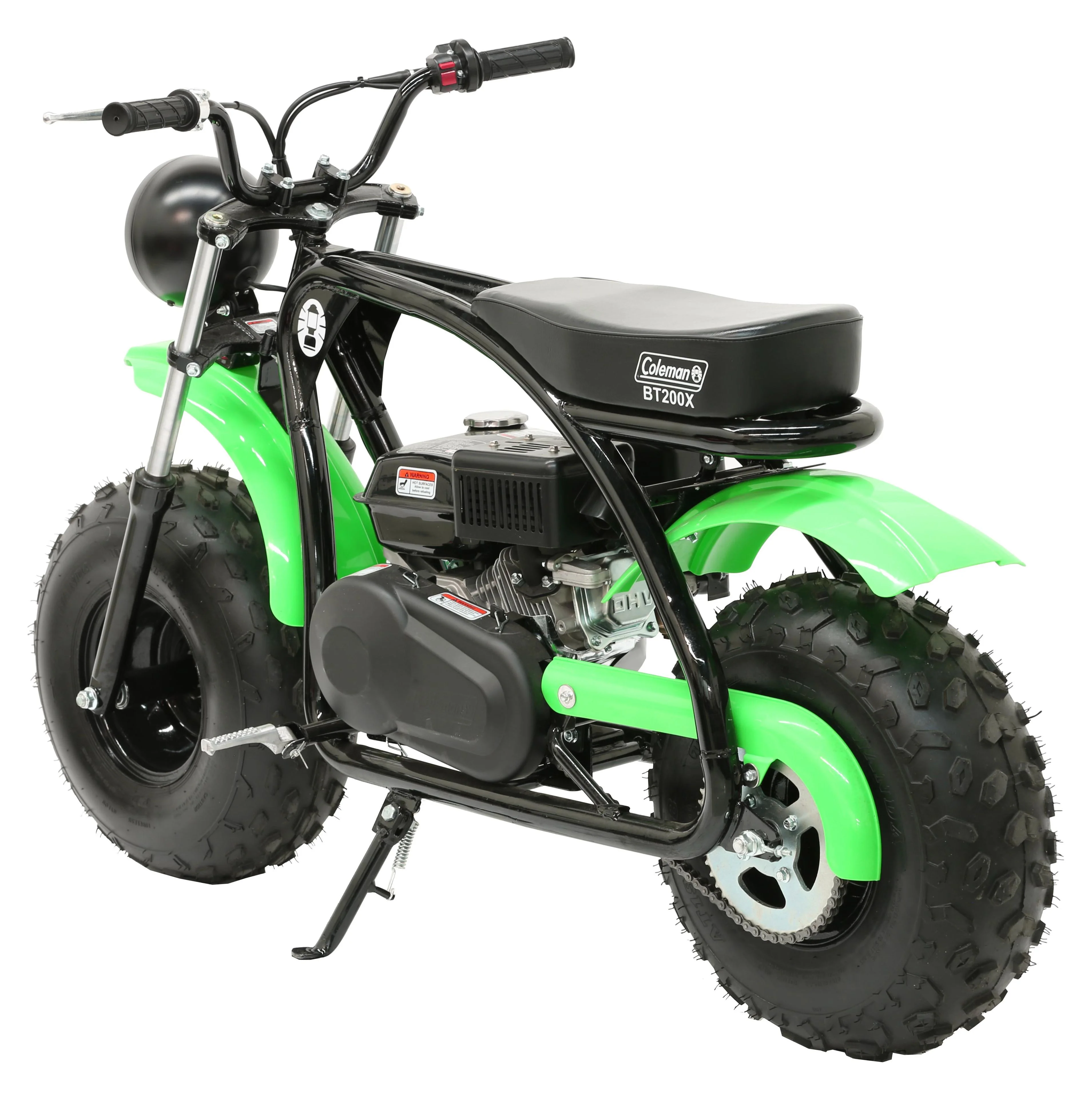 Coleman BT200X-G 196CC Gas Powered Green Mini Bike - Radiant Selections