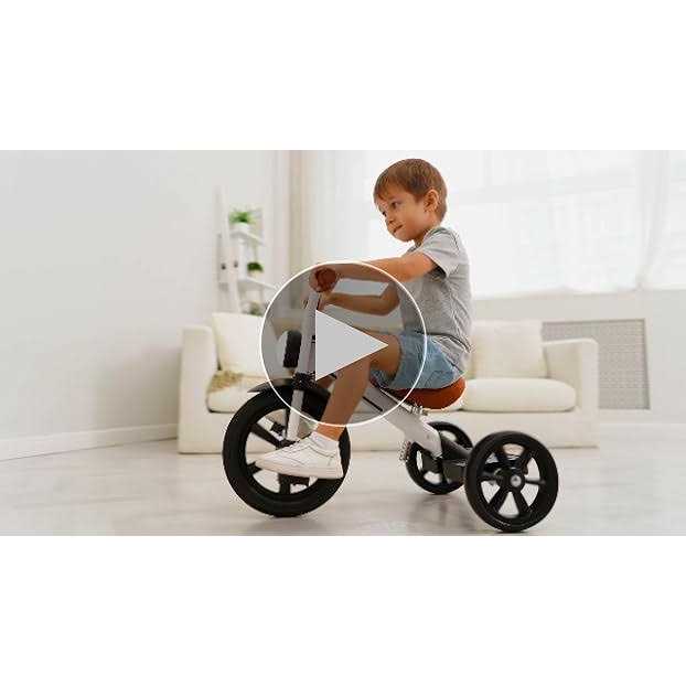 KRIDDO Kids Tricycle 12 Inch Puncture Free Wheel w Front Light - Sports Supplies Online Store
