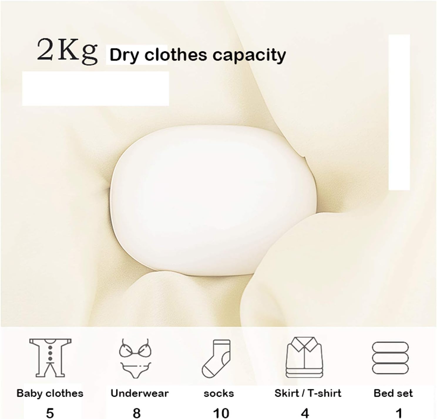 Portable Washer/Mini Washing Ultrasonic Portable Mini Compact Washing Machine with USB Charging base For Camping, Apartments, Dorms, College Rooms