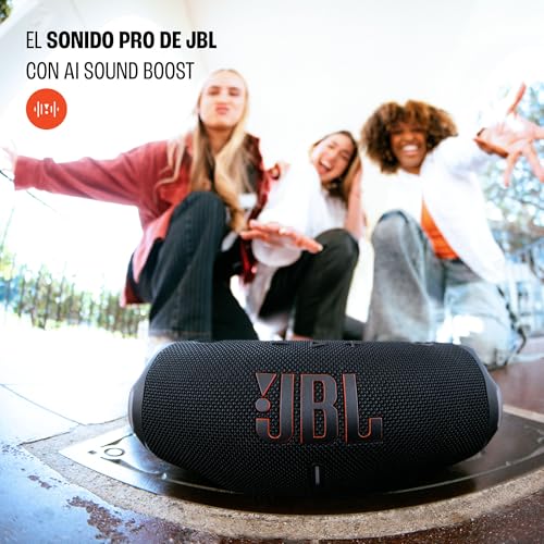 JBL Charge 6 - Portable Waterproof & Drop-Proof Bluetooth Speaker, Bold Pro Sound with AI Sound Boost, 28Hrs of Playtime