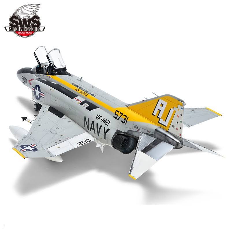 Zoukei-Mura Sws F-4J Phantom II Navy 1/48 Scale Model Kit