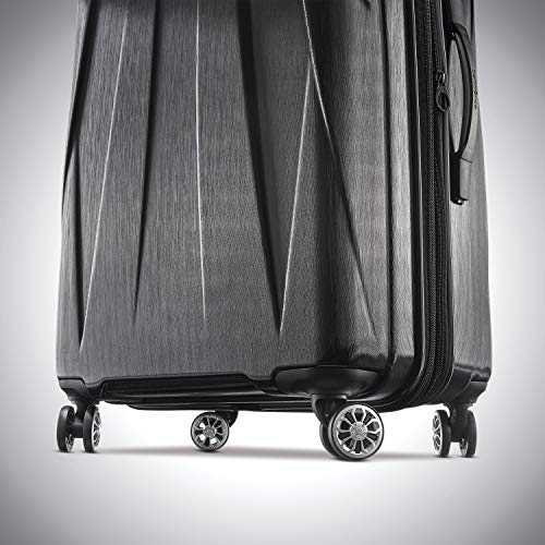 Samsonite Centric 2 Hardside Expandable Luggage with Spinner Wheels, Black, Carry-On 20-Inch