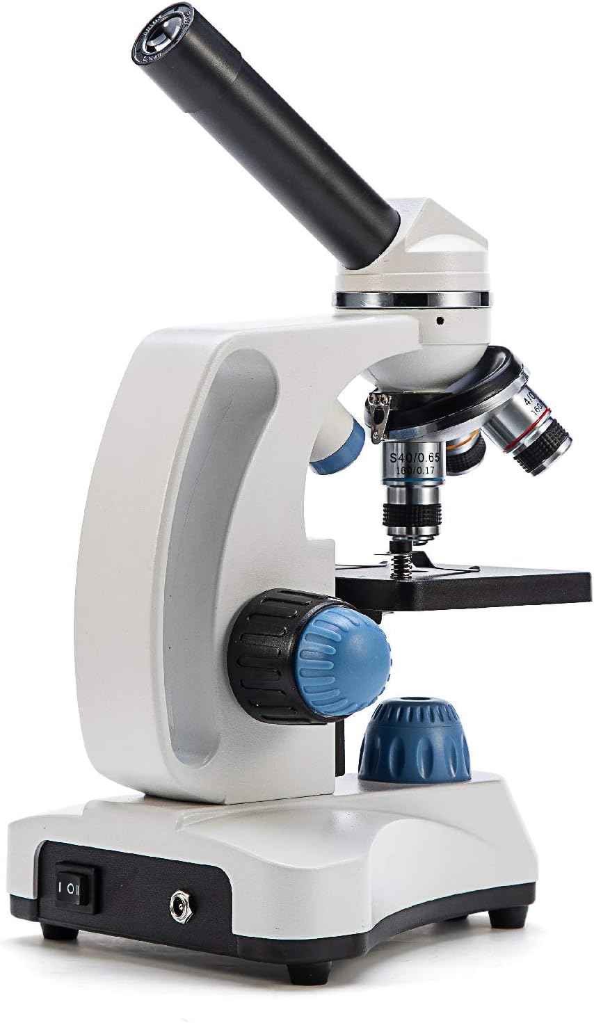 SWIFT Microscope SW150,Compound Student Microscope,40X-1000X,Monocular Head,Coarse & Fine Focusing,Dual Illumination