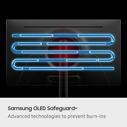 SAMSUNG 27-inch Odyssey QD-OLED G8 (G81SF), 4K, 240Hz, Gaming Monitor, 0.03ms Response Time, DisplayHDR True Black 400, AMD FreeSync™ Premium Pro